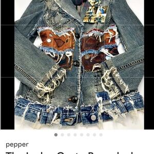 The Lodge Coat - Reworked One Off Piece - Pepper